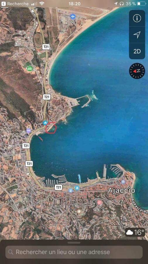 Studio Pieds Dans L'Eau Ajaccio  Kültér fotó
